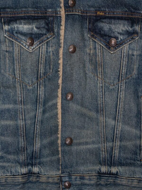 Polo Ralph Lauren  logo-appliqué denim jacket - Image 4