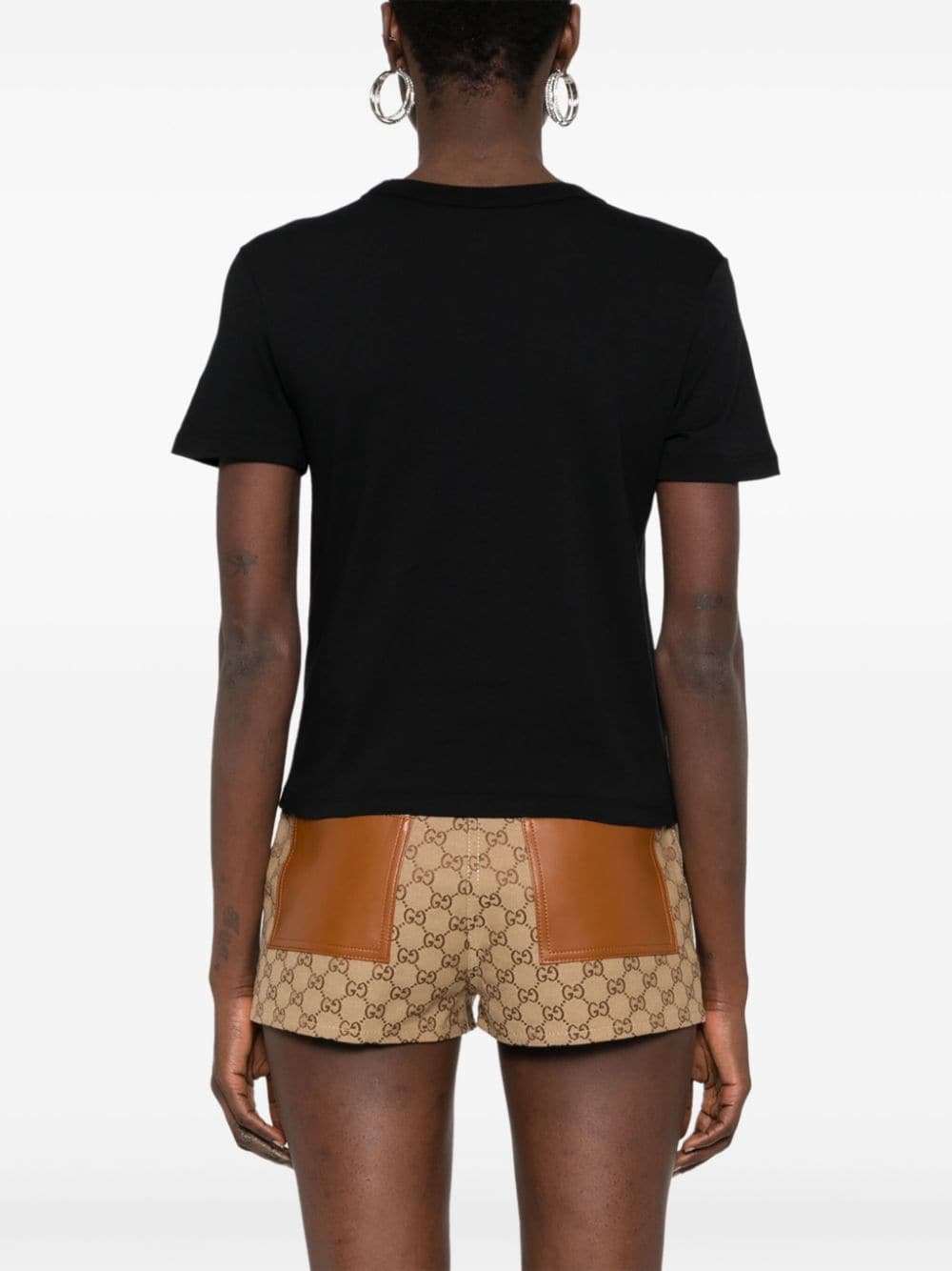 Gucci crystal-embellished cotton T-shirt - Image 4