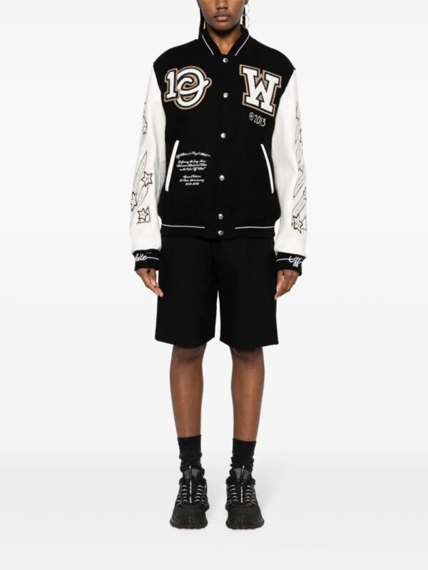 Off-White  Logic varsity jacket - Image 3