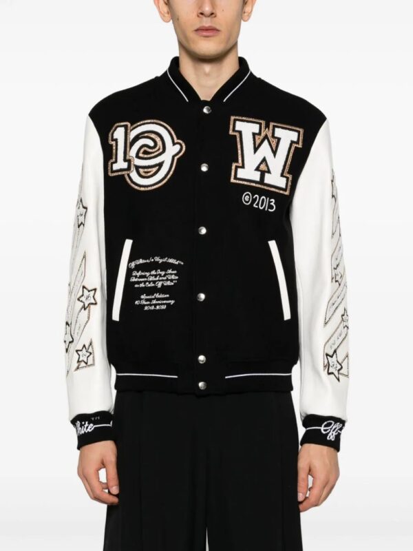 Off-White  Logic varsity jacket - Image 4