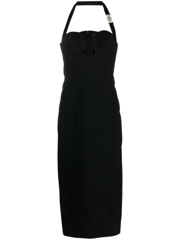 Versace Medusa '95 fluted midi dress