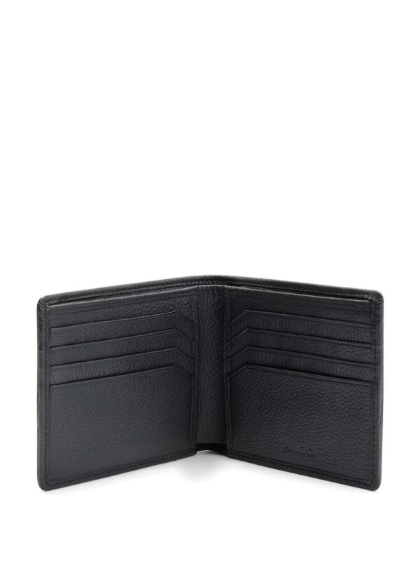 HUGO logo-lettering bi-fold leather wallet - Image 3