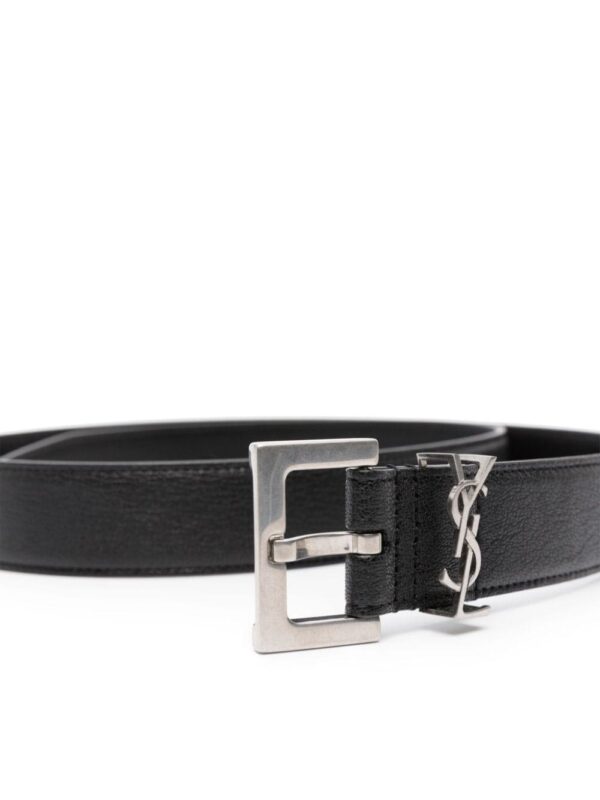 Louis Vuitton YSL logo-plaque leather belt - Image 2