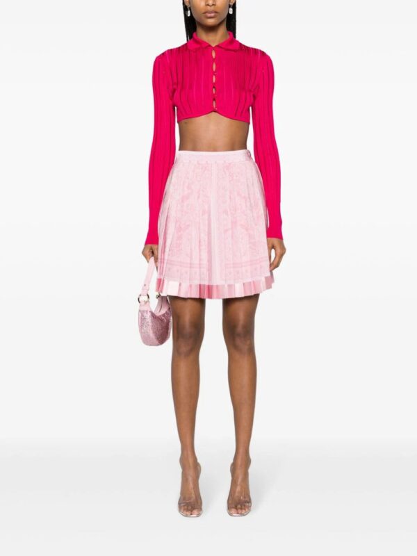 Versace  Barocco pleated miniskirt - Image 2