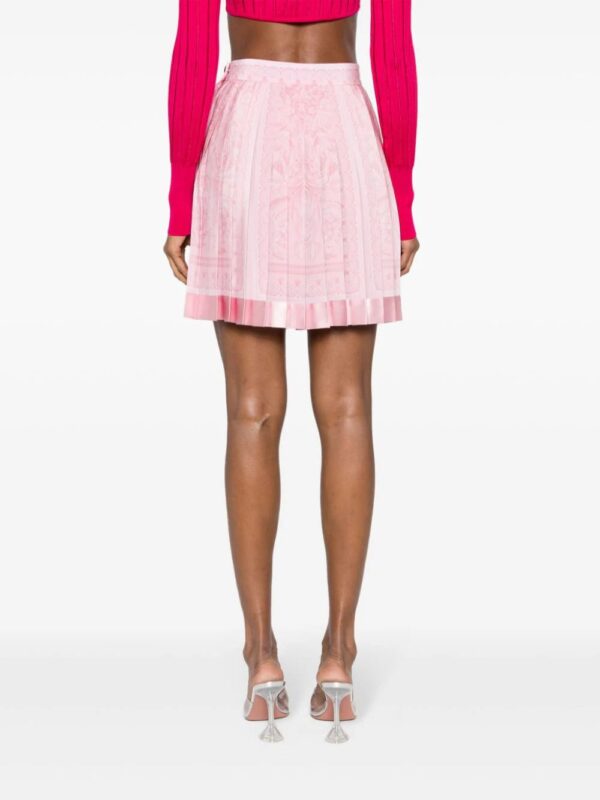 Versace  Barocco pleated miniskirt - Image 4