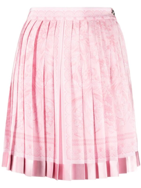 Versace  Barocco pleated miniskirt
