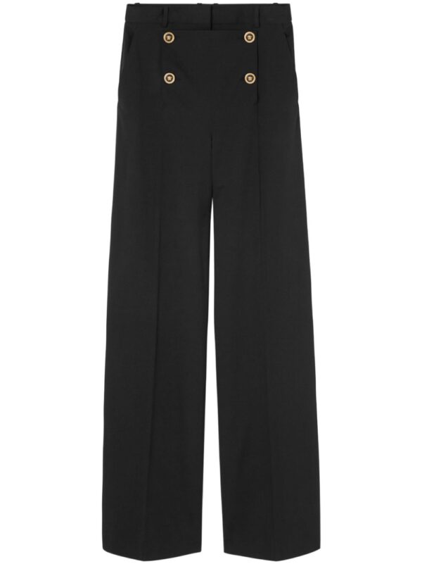 Versace  high-waist wide-leg trousers