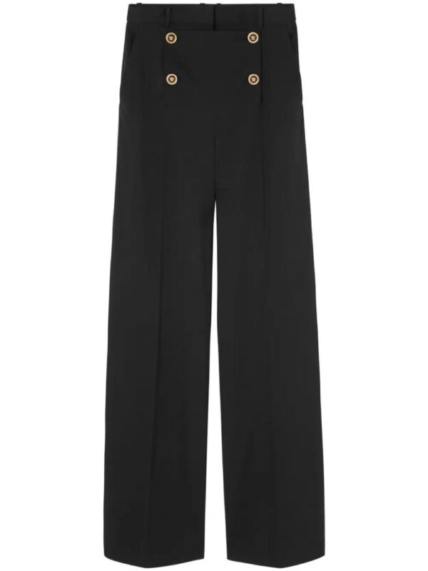 Versace  high-waist wide-leg trousers