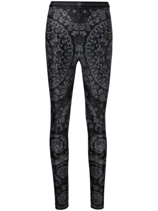 Versace  Barocco-print leggings