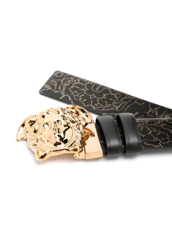 Versace  La Medusa reversible leather belt - Image 2