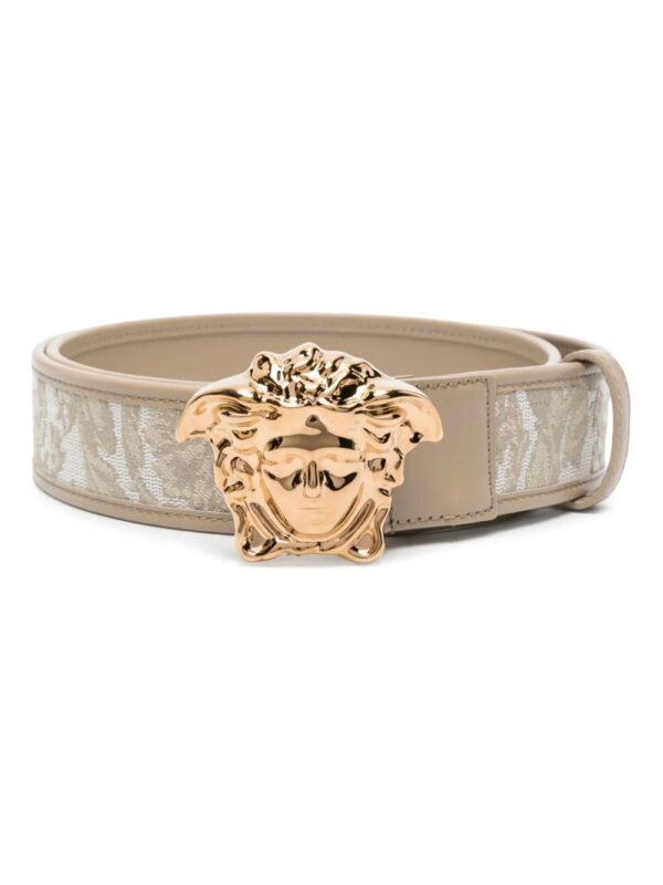 Versace  Barocco La Medusa leather belt