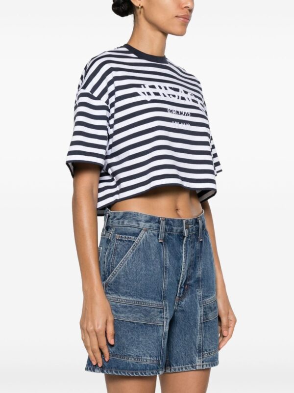 Versace L'Ancora Versace cropped T-shirt - Image 3