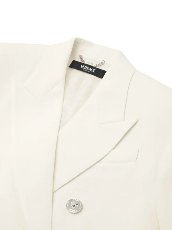 Versace  double-breasted wool blazer - Image 4
