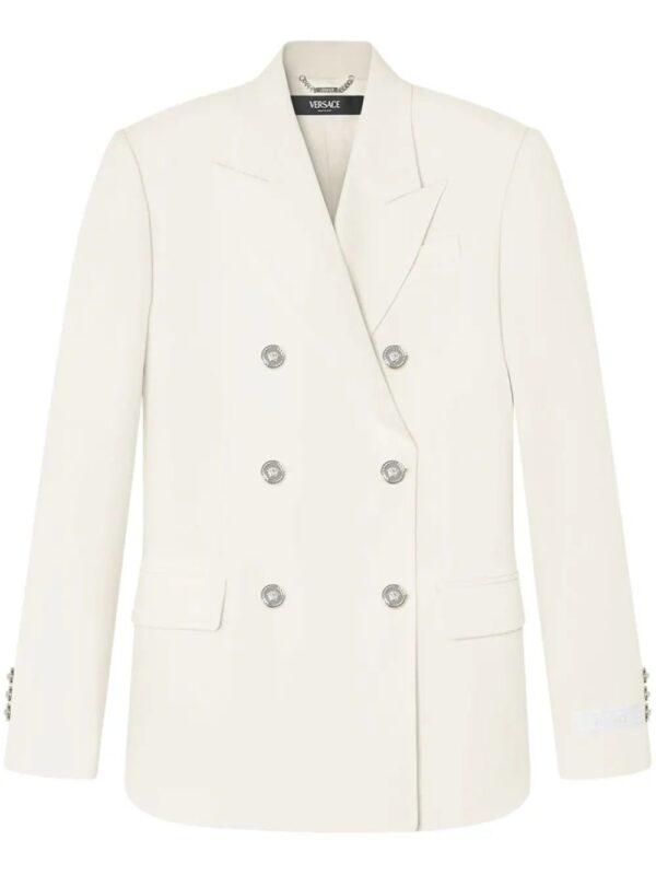Versace  double-breasted wool blazer