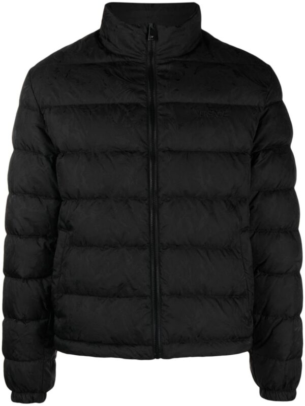 Versace Barocco-print padded jacket