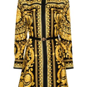 Versace Heritage baroque-print silk minidress