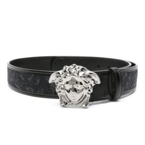 Versace  La Medusa Barocco-jacquard belt
