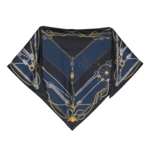Versace  Chain Couture silk scarf