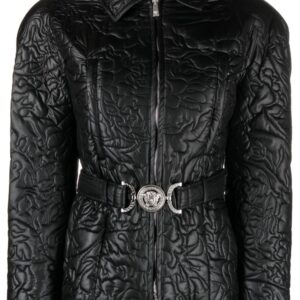 Versace  Barocco-quilted padded jacket