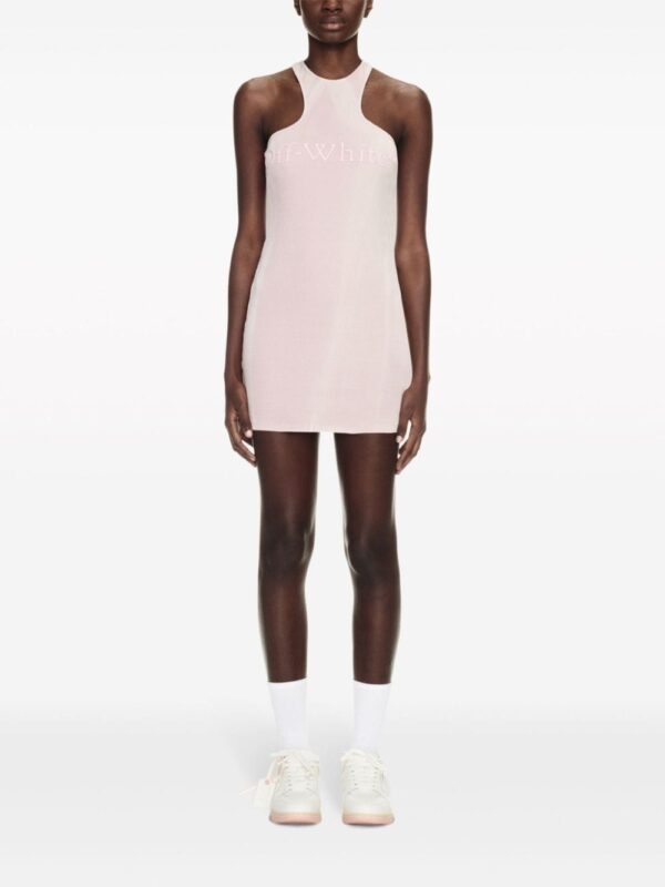 Off-White Laundry Rowing ribbed minidress - Image 3