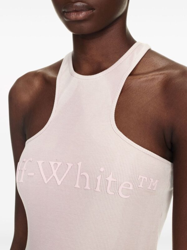 Off-White Laundry Rowing ribbed minidress - Image 5