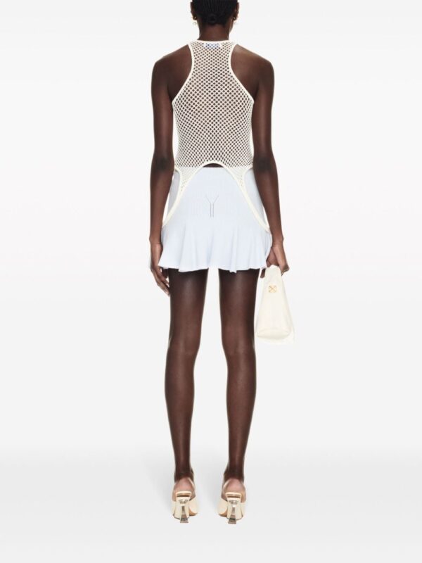 Off-White racerback flared minidress - Image 3
