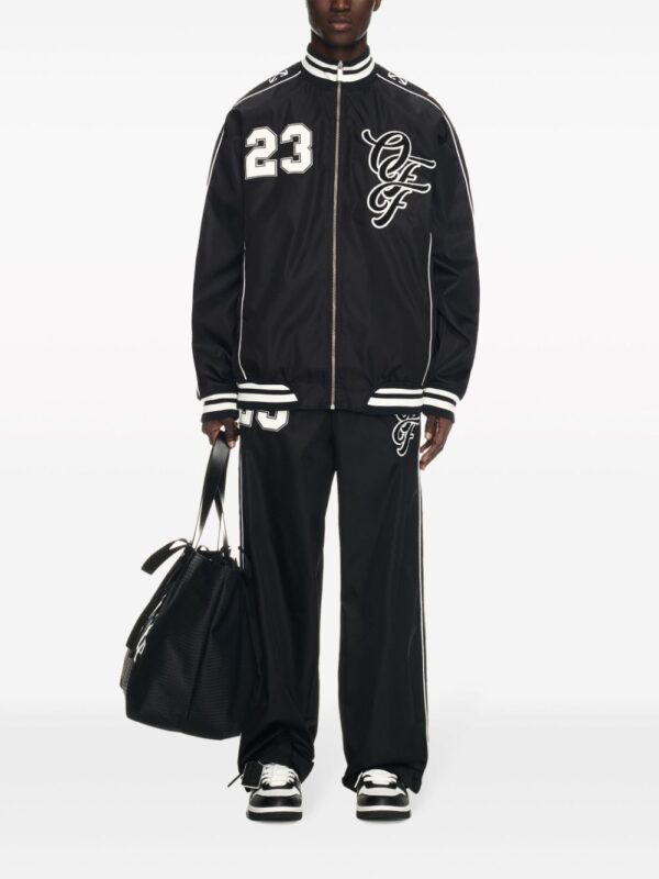 Off-White  varsity-patch bomber jacket - Image 2