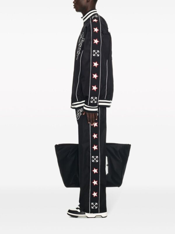 Off-White  varsity-patch bomber jacket - Image 3