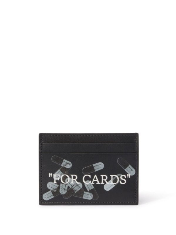 Off-White Quote Bookish X-Ray leather cardholder - Image 2