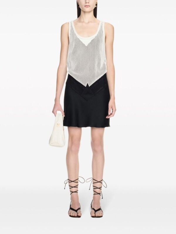 Off-White layered satin minidress - Image 2