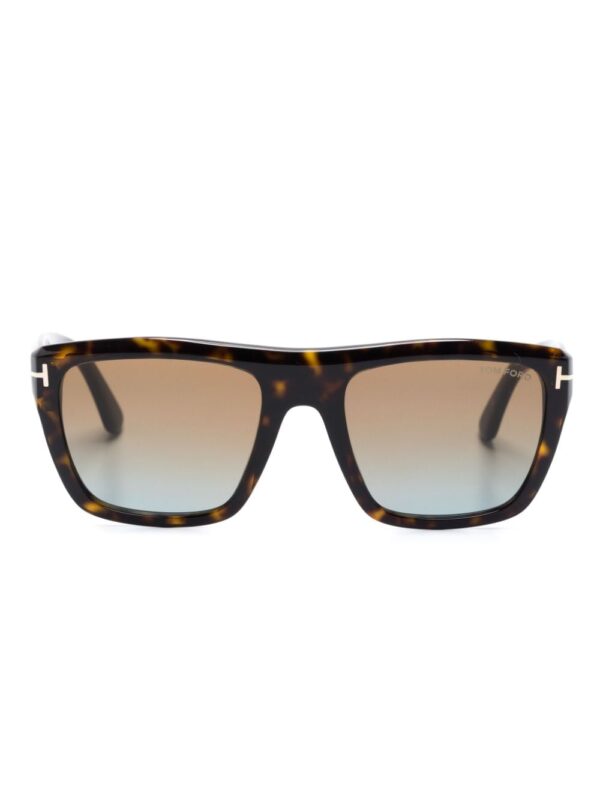 TOM FORD Eyewear Alberto tortoiseshell-effect sunglasses