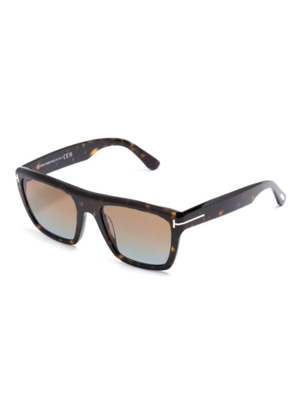 TOM FORD Eyewear Alberto tortoiseshell-effect sunglasses - Image 2