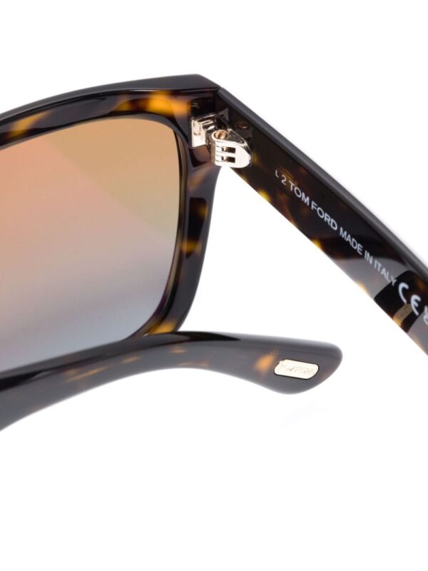 TOM FORD Eyewear Alberto tortoiseshell-effect sunglasses - Image 3