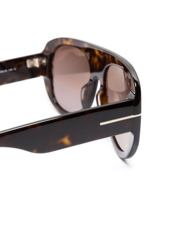 TOM FORD Eyewear Cecil tortoiseshell D-frame sunglasses - Image 3