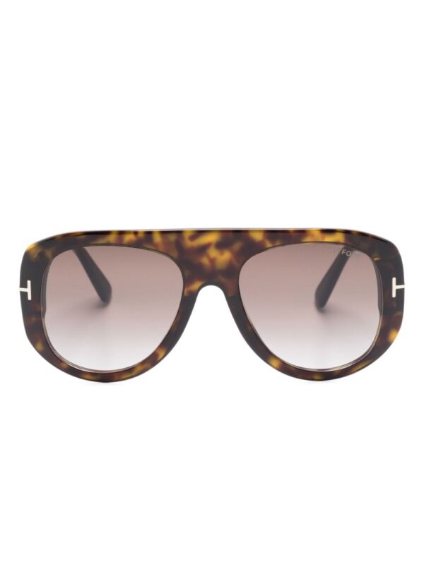 TOM FORD Eyewear Cecil tortoiseshell D-frame sunglasses