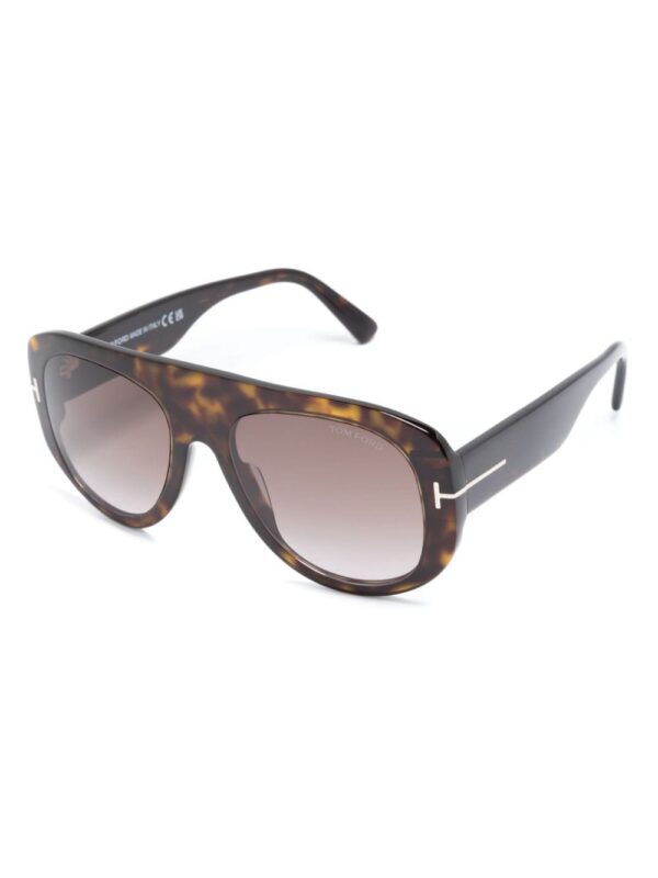 TOM FORD Eyewear Cecil tortoiseshell D-frame sunglasses - Image 2