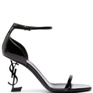 Saint Laurent  Opyum 85mm patent leather sandals