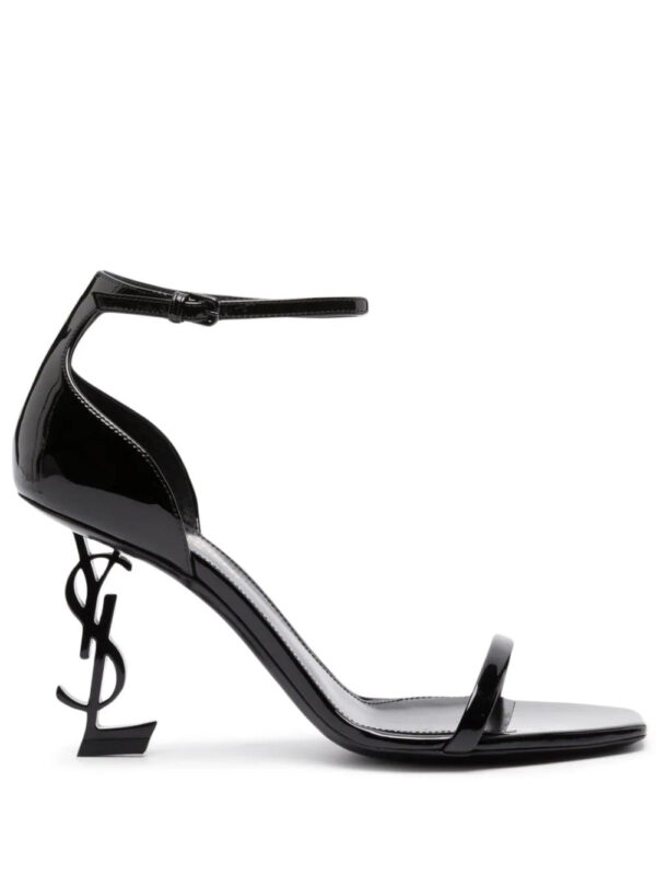 Saint Laurent  Opyum 85mm patent leather sandals