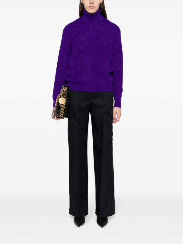 Stella McCartney  pressed-crease cargo-pocket straight trousers - Image 2