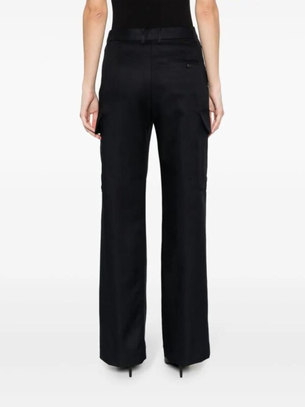Stella McCartney  pressed-crease cargo-pocket straight trousers - Image 4