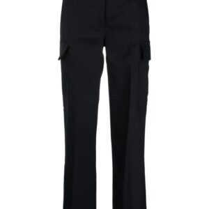 Stella McCartney  pressed-crease cargo-pocket straight trousers