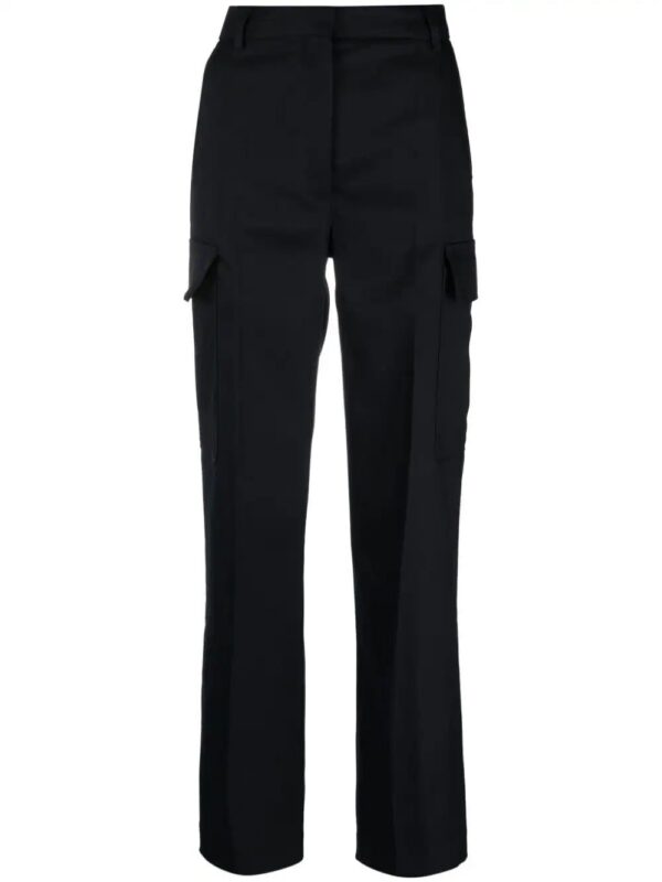 Stella McCartney  pressed-crease cargo-pocket straight trousers