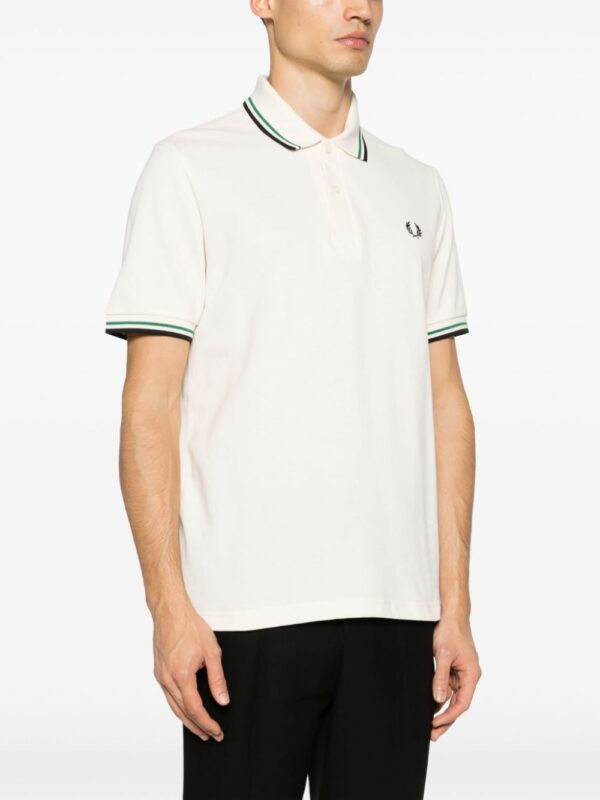 Fred Perry logo-embroidered cotton polo shirt - Image 3