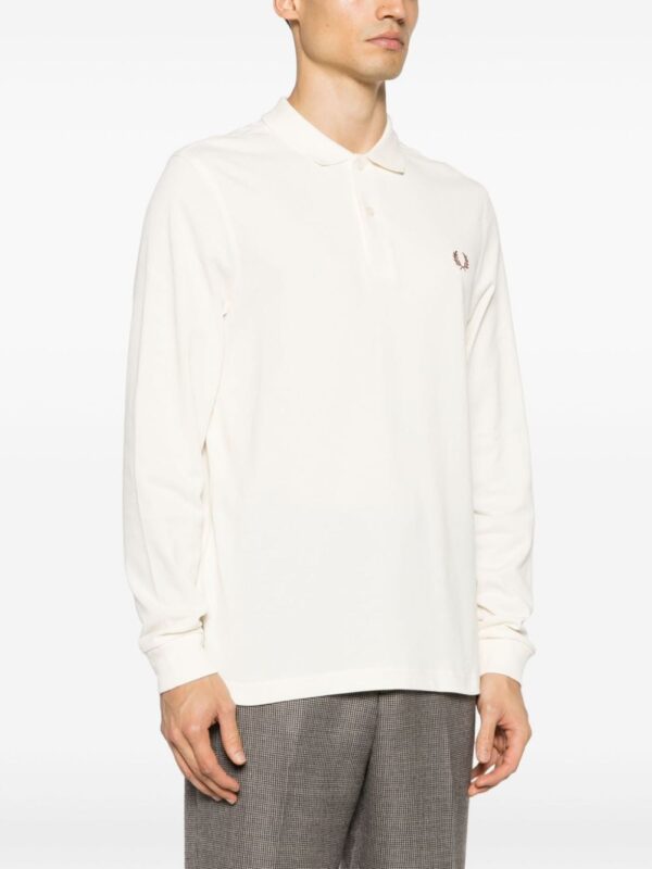 Fred Perry logo-embroidered cotton polo shirt - Image 3