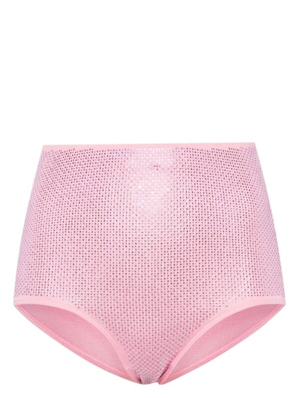 Patrizia Pepe  rhinestone-embellished high-waisted briefs