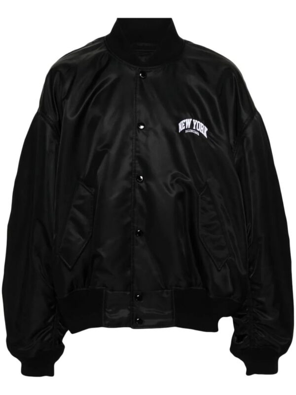 Balenciaga  New York-embroidery bomber jacket
