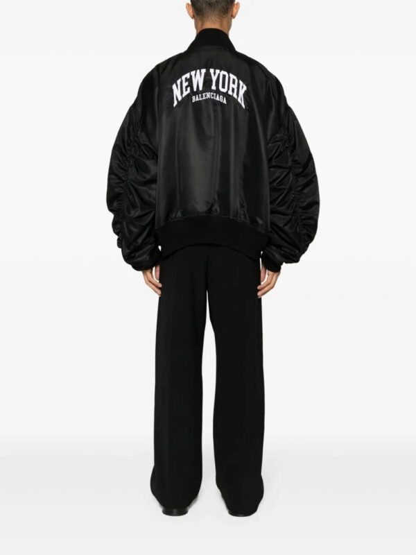 Balenciaga  New York-embroidery bomber jacket - Image 3