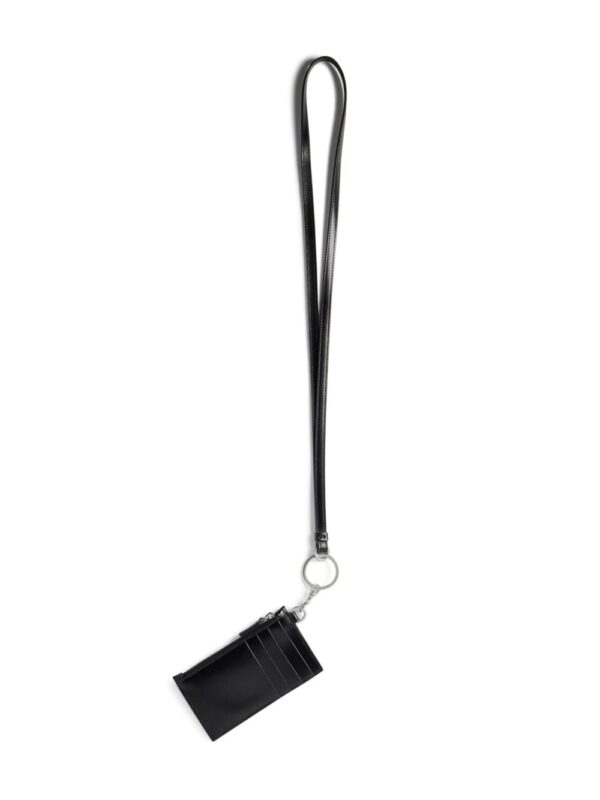 Balenciaga Cash logo-print lanyard cardholder - Image 2