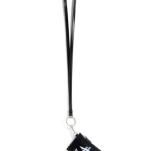 Balenciaga Cash logo-print lanyard cardholder