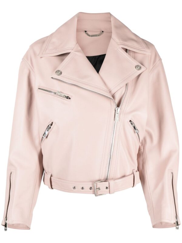 Versace  leather biker jacket
